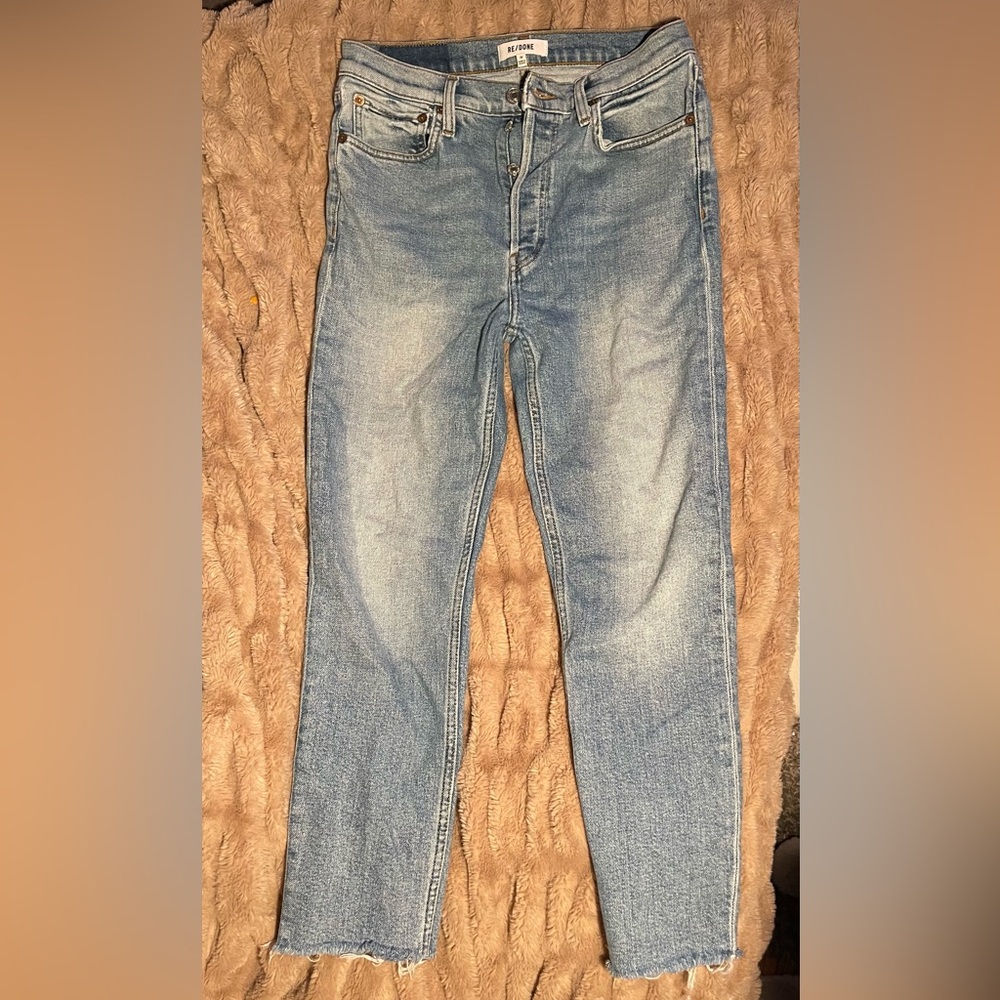 RE/DONE Jeans - 90S Hight Rise Ankle Crop_Mid 70S